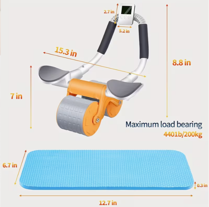 Rueda Abdominal de rebote automático